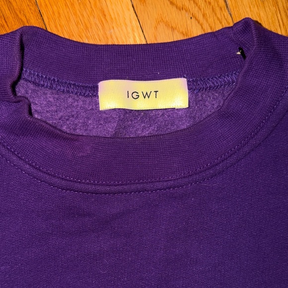 Purple Women's Sweatshirt - Picture 2 of 3